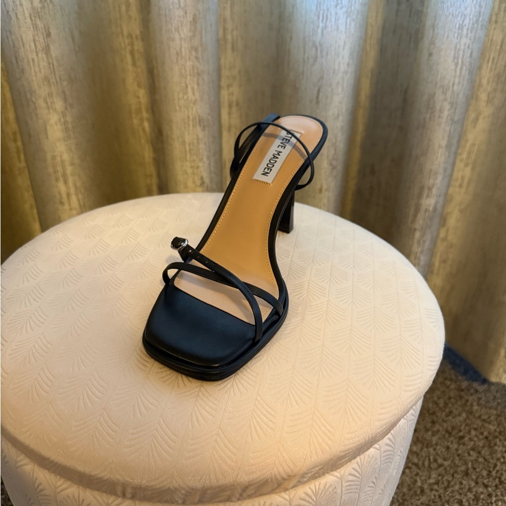 Steve Madden Black Chic Heels